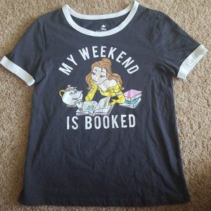 Disney Princess Belle My Weekend Is Booked Tee S